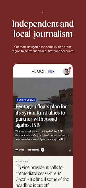 Al-Monitor Screenshot 0