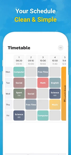 Easy School Timetable Screenshot 0