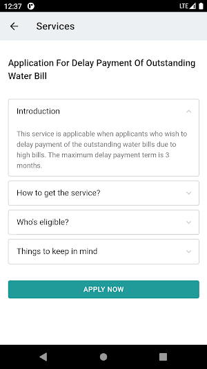 Service Sarawak Screenshot 2