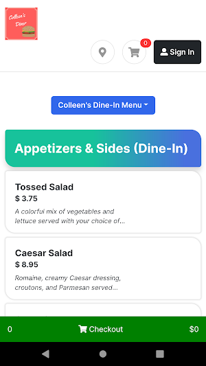 Colleen's Diner Screenshot 1