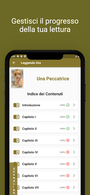 Una Peccatrice - Libro Screenshot 2