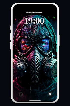 Gas Mask Wallpaper 4K Screenshot 2