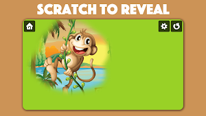 Kids Animal Scratch & Color Screenshot 0