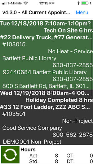 Job Cost Inc Field App Screenshot 1