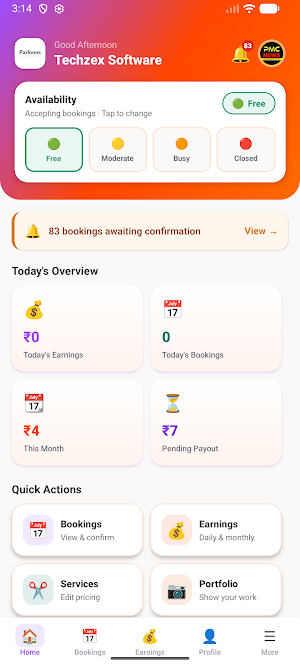 Parloons Partner Screenshot 0