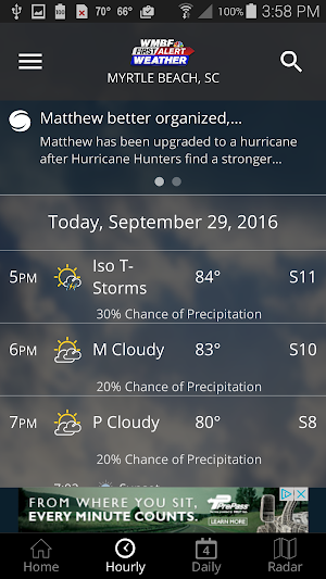 WMBF First Alert Weather Screenshot 3