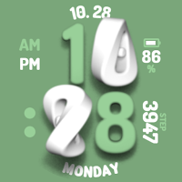 Dynamic Number Watch face
