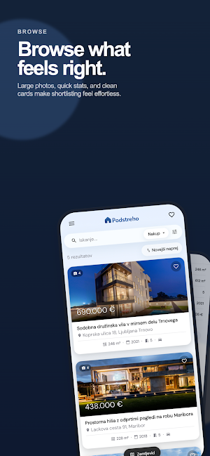 Podstreho Real Estate Listings Screenshot 1