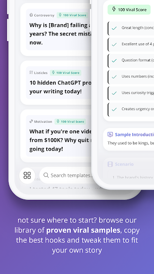 hookscore AI: Viral Hook Test Screenshot 2