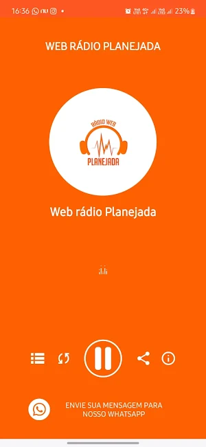 Web Rádio Planejada Screenshot 2