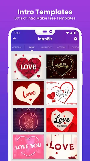 IntroBit : Animated Text & Intro Maker with Music Screenshot 3
