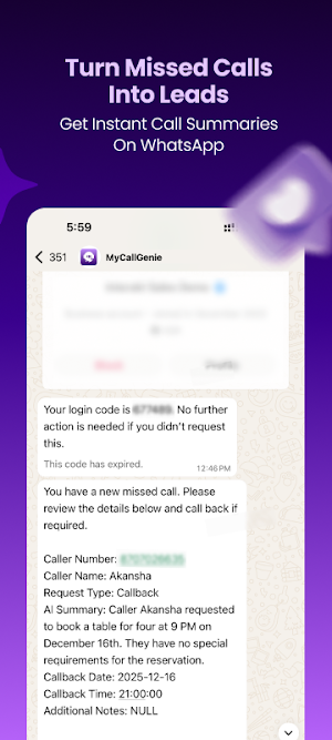 MyCallGenie: AI Call Assistant Screenshot 3