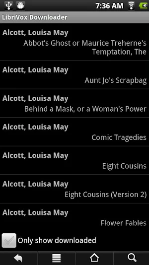 LibriVox Downloader Screenshot 2