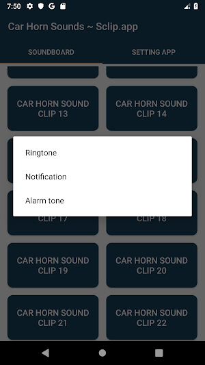 Car Horn Sound Collections ~ Sclip.app Screenshot 3