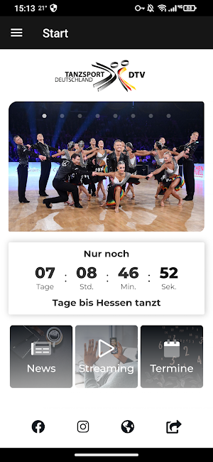 Deutscher Tanzsportverband e.V Screenshot 1