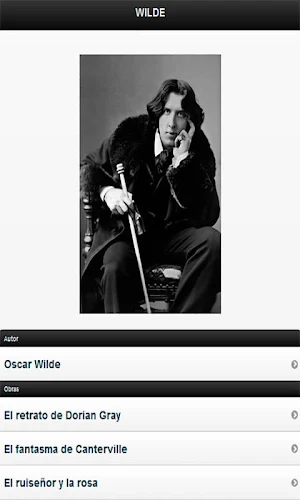 Oscar Wilde - cuentos y poemas Screenshot 0