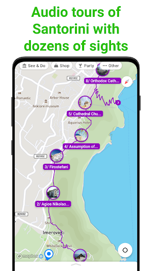 Santorini SmartGuide Screenshot 0