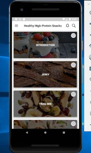 Healthy High-Protein Snacks Screenshot 0