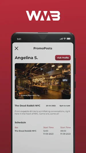 WMB Customer Screenshot 2