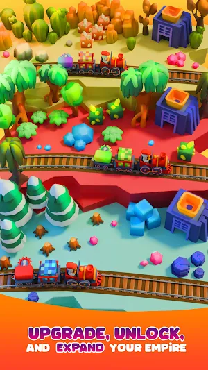 Train Miner: Idle Merge Game Screenshot 2