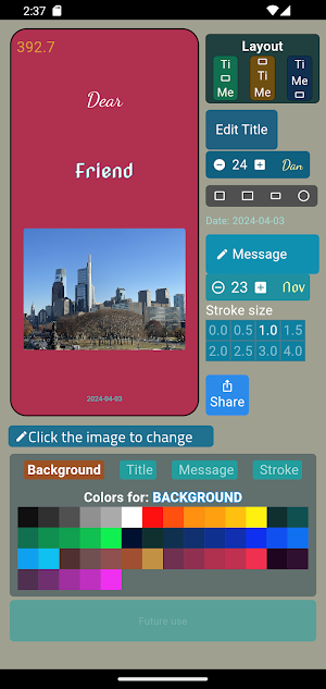 Ecard Create and Share Screenshot 2