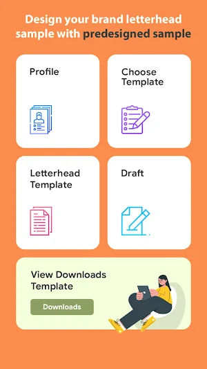 Professional Letterhead Maker - Writing Templates Screenshot 1