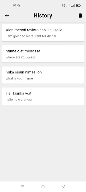 Finnish To English Translator Screenshot 2