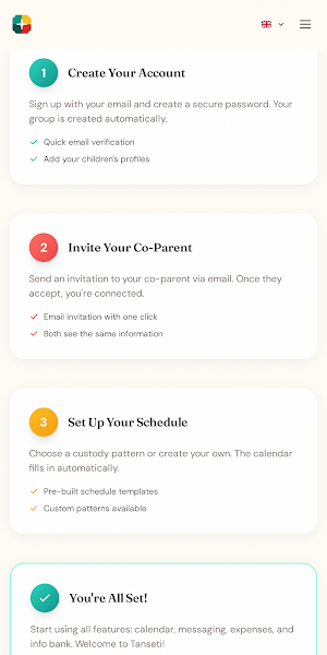 Tanseti - Co-Parenting Screenshot 3