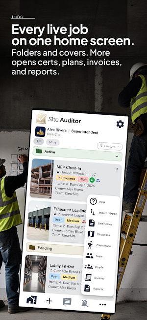 Site Auditor: Field Proj Mgmt Screenshot 0