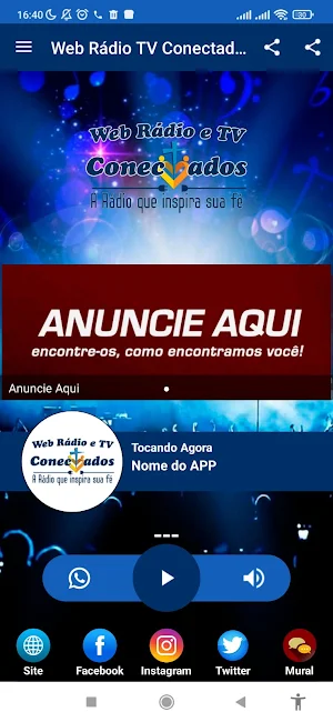 Web Rádio TV Conectados Screenshot 1