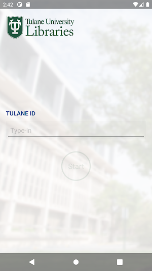 Tulane Libraries Self-Checkout Screenshot 1