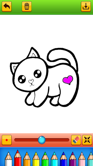 coloring little cat and dog Screenshot 1