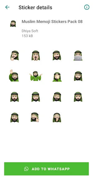 Muslim Memoji Stickers Screenshot 2