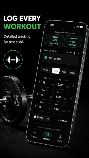 Iron Note - Track Sets & Reps Screenshot 3