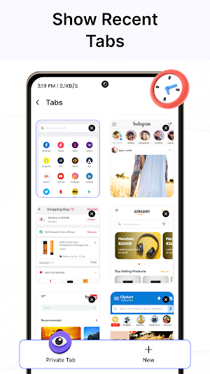 Browser for Android Screenshot 3