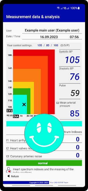Heart Spectrum BP measurement Screenshot 3