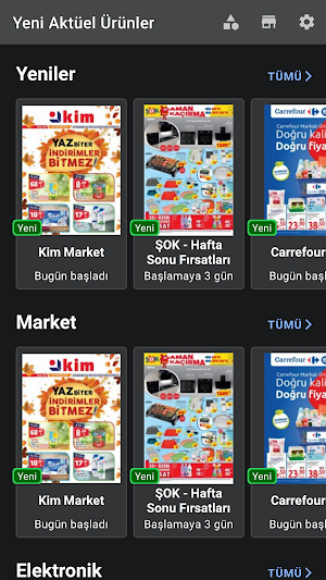 Yeni Aktüel Ürünler Screenshot 0