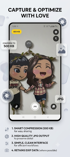 Byte Camera: Compress to Size Screenshot 0