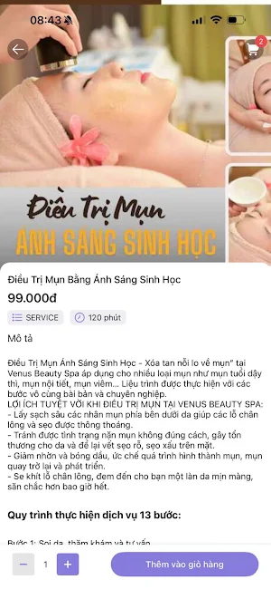 Myspa Beauty Screenshot 2