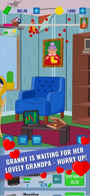 GRANDPA TYCOON: cute clicker Screenshot 3