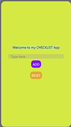 Checklist App by Oluwatunmise Screenshot 1