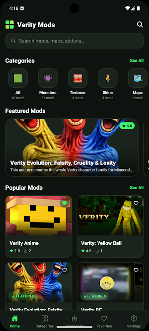 Verity Mods for Minecraft PE Screenshot 0