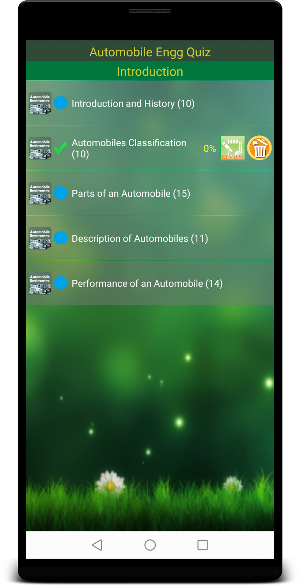 Automobile Engineering Quiz Screenshot 1