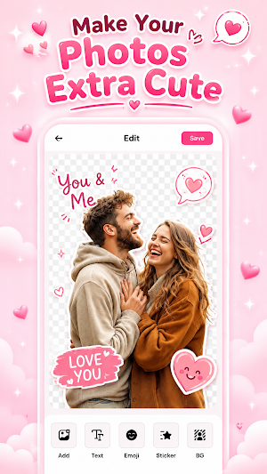 Sticker Maker: Love Emoji Screenshot 0