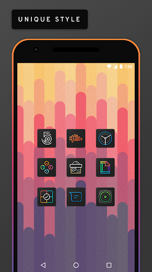 Neon Lit Icon Pack Screenshot 1