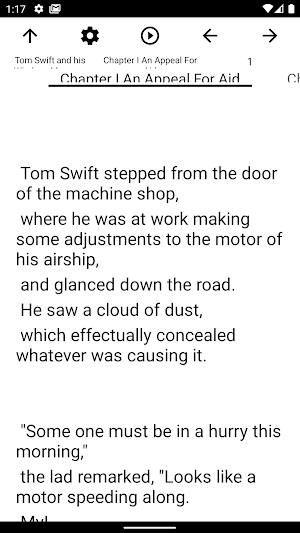 Book, Tom Swift and his Wirele Screenshot 1