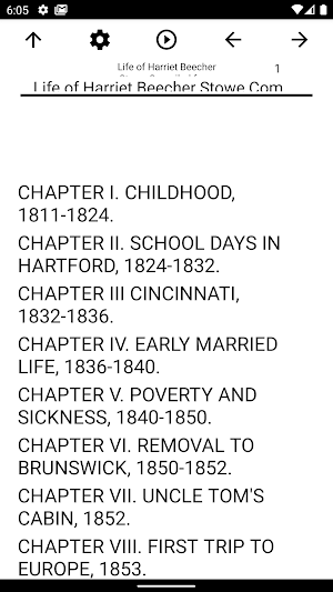 Book, Life of Harriet Beecher  Screenshot 0
