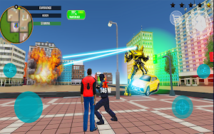 Rope Hero Gangster Crime City Screenshot 0
