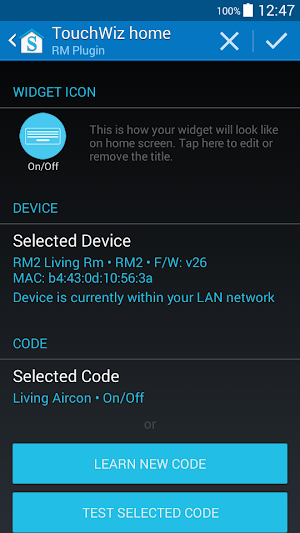 Broadlink RM Plugin Lite Screenshot 3