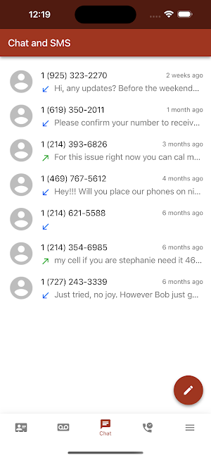 CentraIP Mobile Screenshot 1